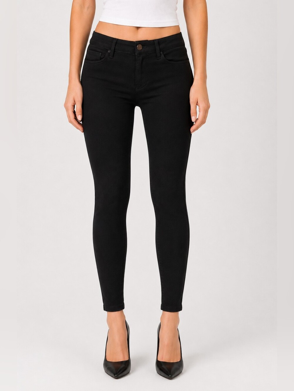 ❤ TRUE RELIGION HALLE MID-RISE SUPER SKINNY PONTE LEGGINGS, 4 (27)